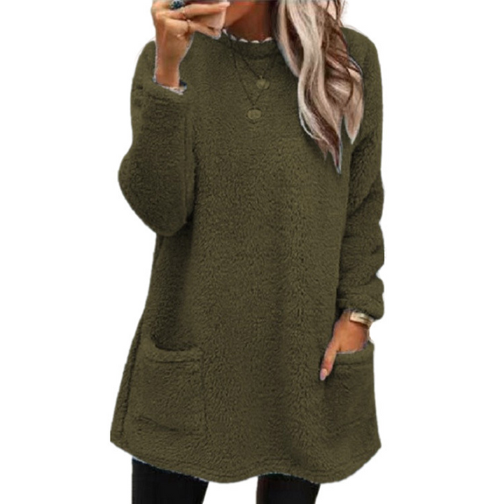 Lucy Long Fleece Pullover Sweater