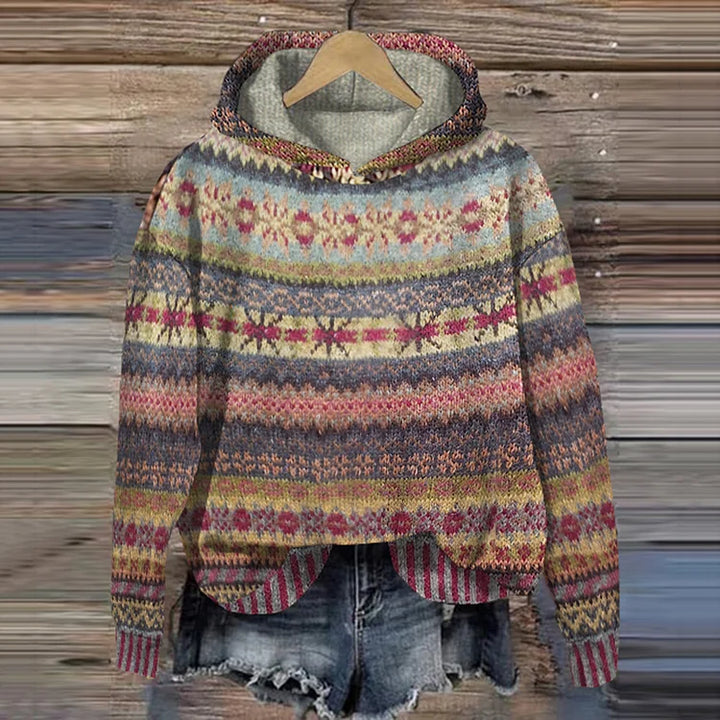Gaby Retro Ethnic Hoodie