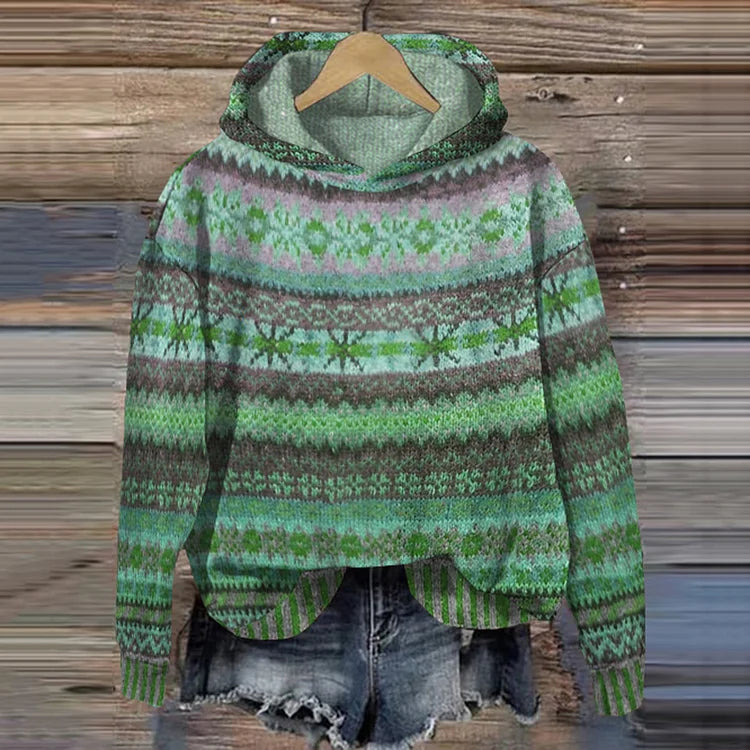 Gaby Retro Ethnic Hoodie