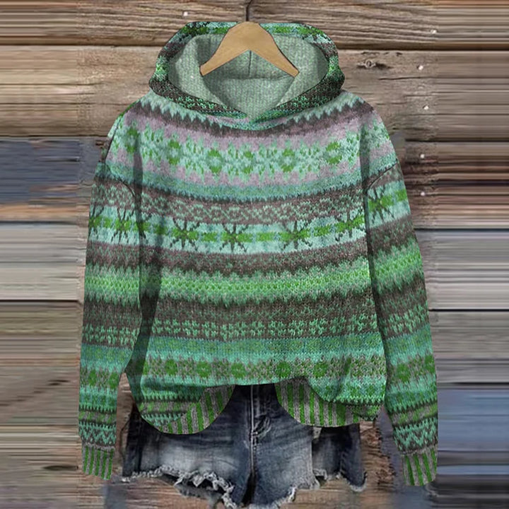 Gaby Retro Ethnic Hoodie