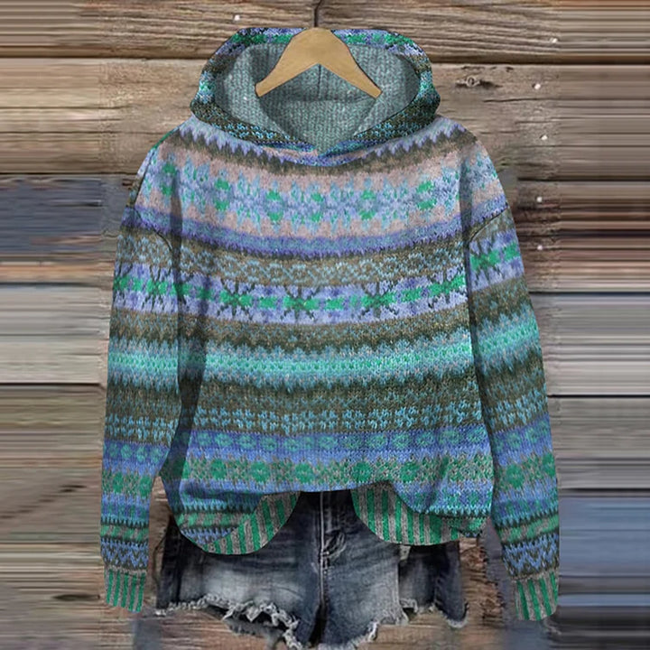 Gaby Retro Ethnic Hoodie