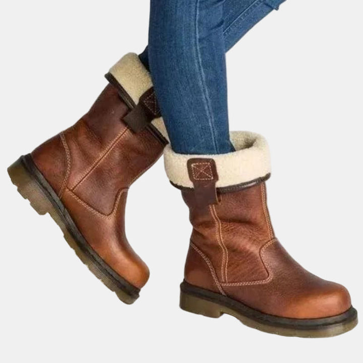 Seraphina Durable Leather Hiking Boots