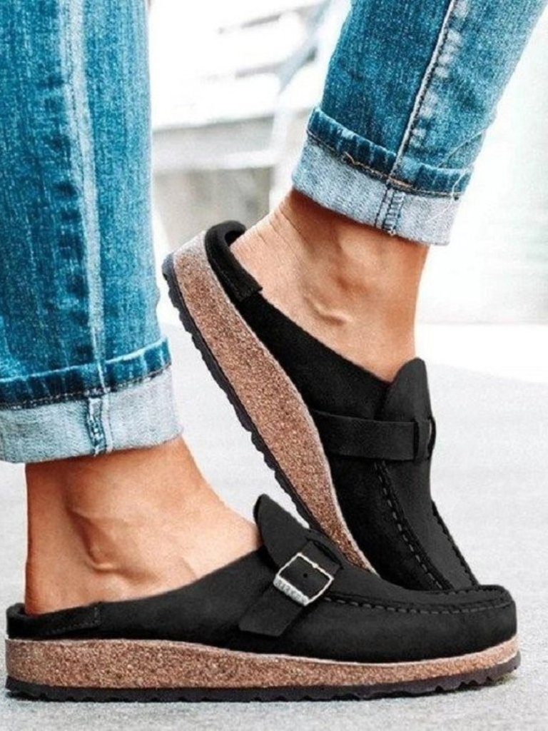 Amara Relaxed Buckle Loafers