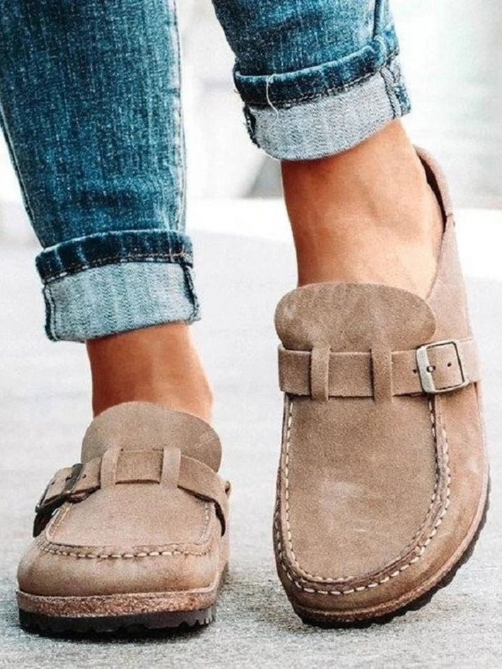 Amara Relaxed Buckle Loafers