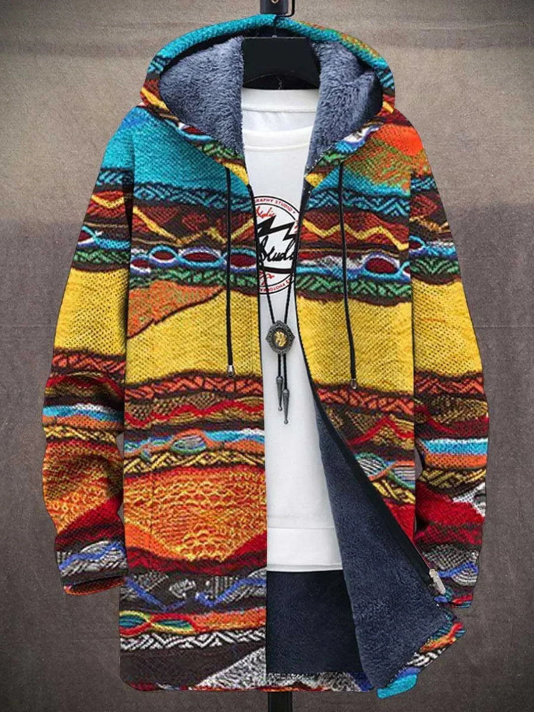 Bronte Elegant Art-Inspired Cardigan