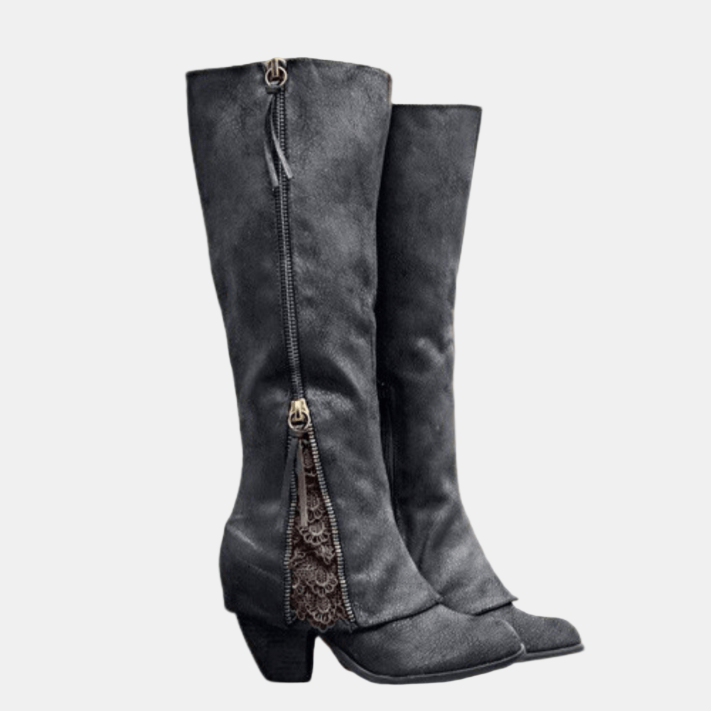 Sienna Lace-Up Riding Boots