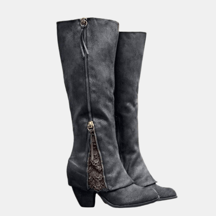 Sienna Lace-Up Riding Boots