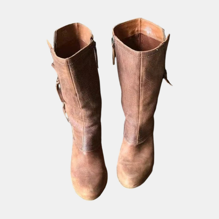 Celeste Rust Ankle Boots