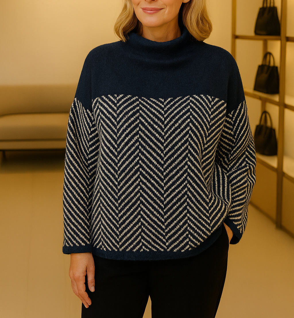 Norah Cozy Cotton Turtleneck Knit