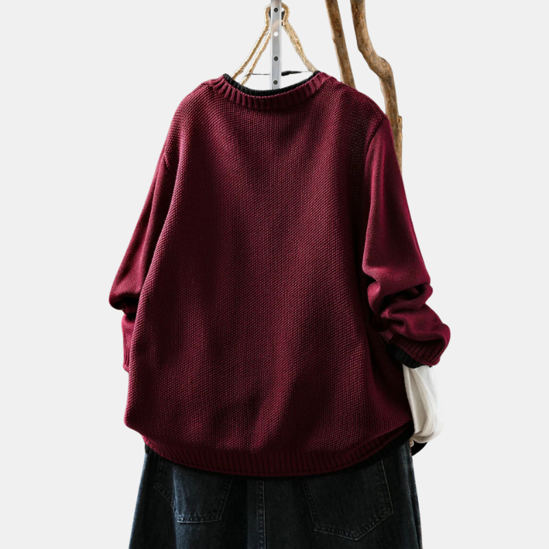 Celine Woven Knit Cardigan