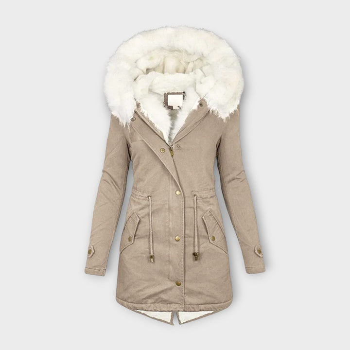 Ivara Insulated Waterproof Winter Coat with Fur Lining