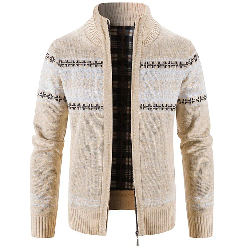 François Warm Scandinavian Zip-Up Pullover