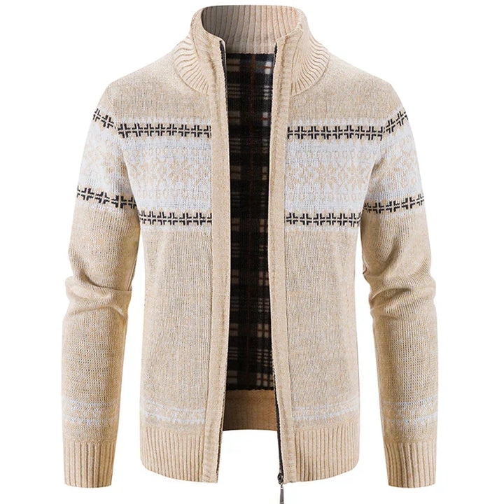 François Warm Scandinavian Zip-Up Pullover