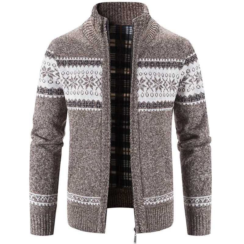 François Warm Scandinavian Zip-Up Pullover