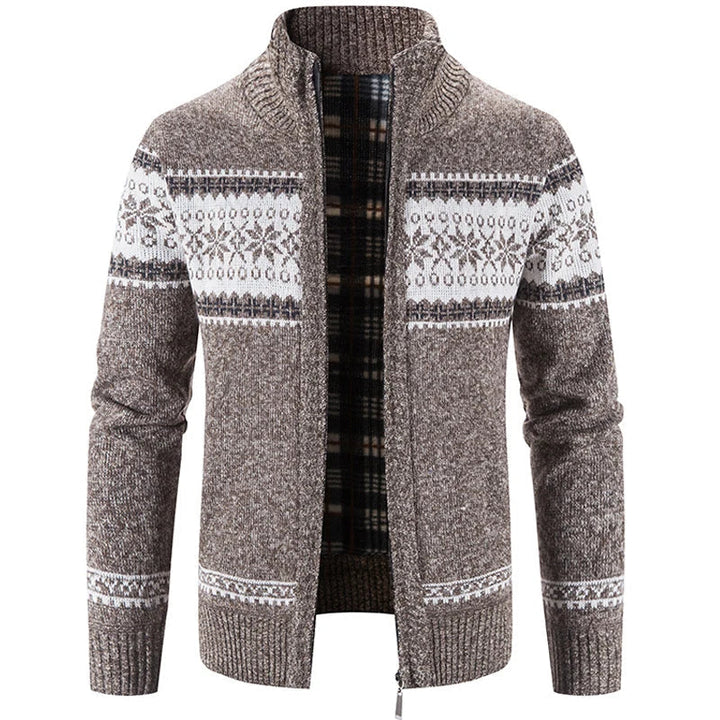 François Warm Scandinavian Zip-Up Pullover