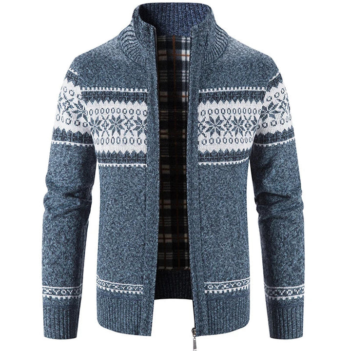 François Warm Scandinavian Zip-Up Pullover