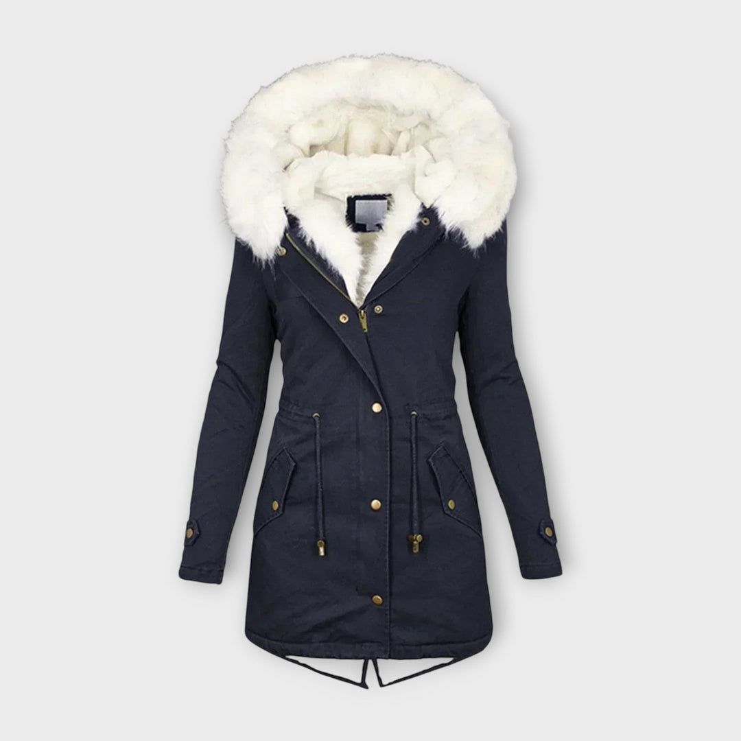 Ivara Insulated Waterproof Winter Coat with Fur Lining