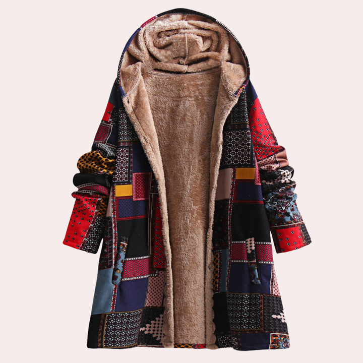 JANET | ELEGANT WARM COAT WITH ARTISTIC INSPIRATION