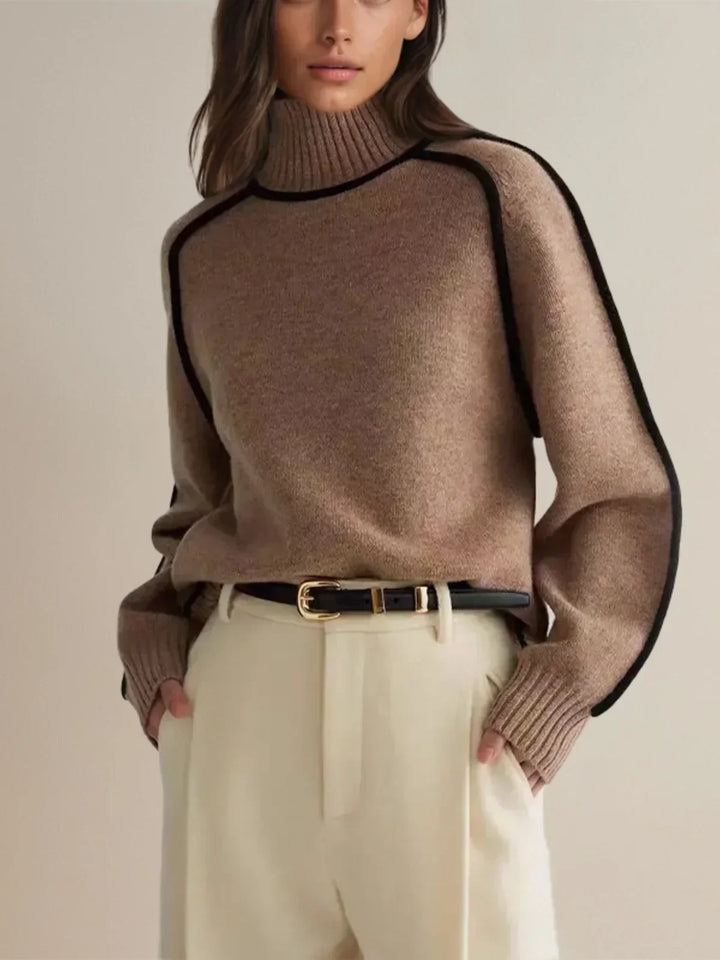 Donna Elegant Turtleneck Sweater