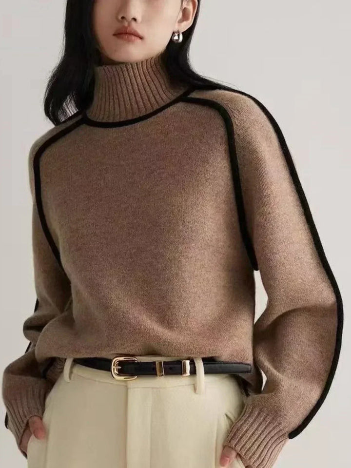Donna Elegant Turtleneck Sweater