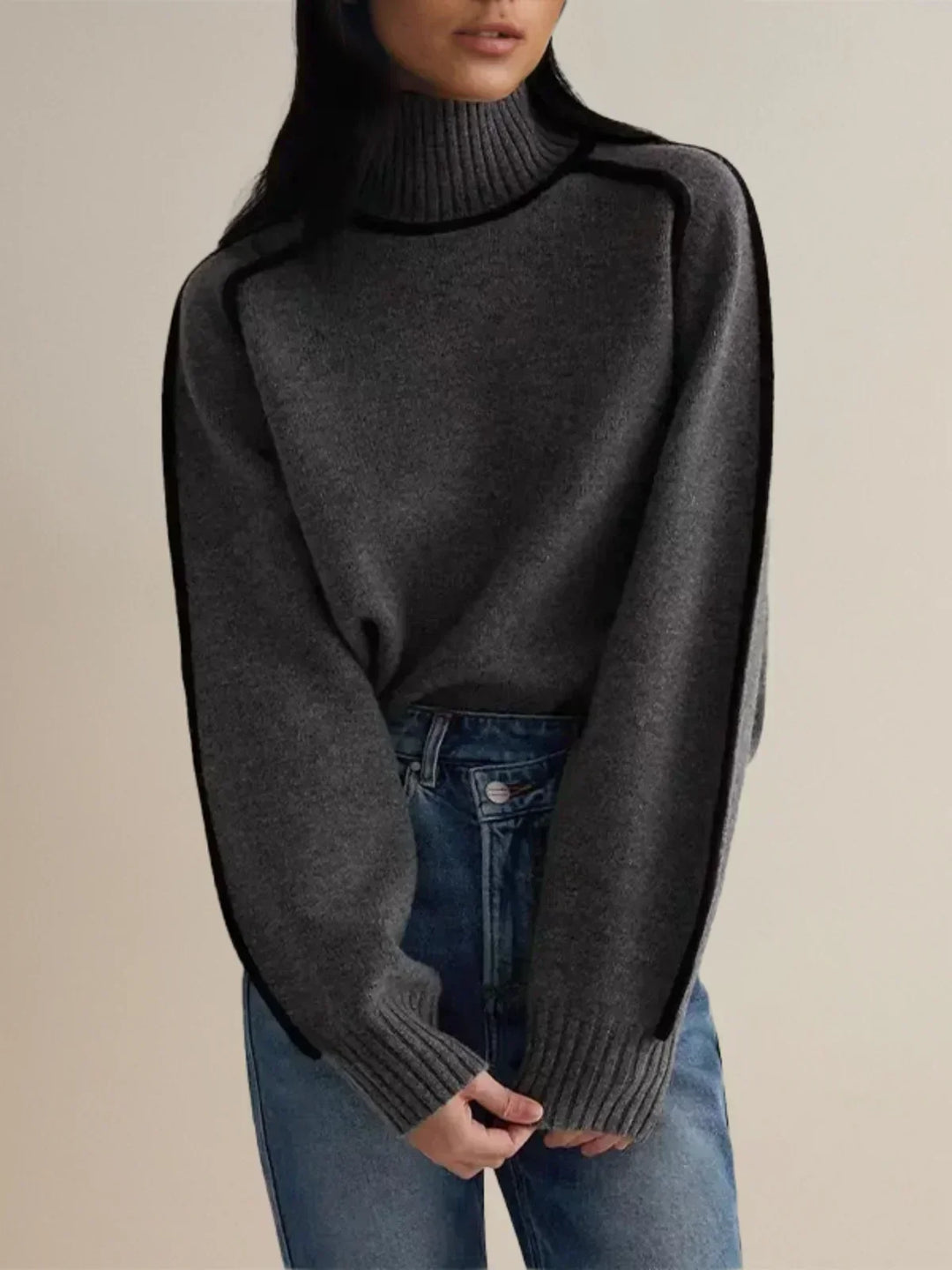 Donna Elegant Turtleneck Sweater