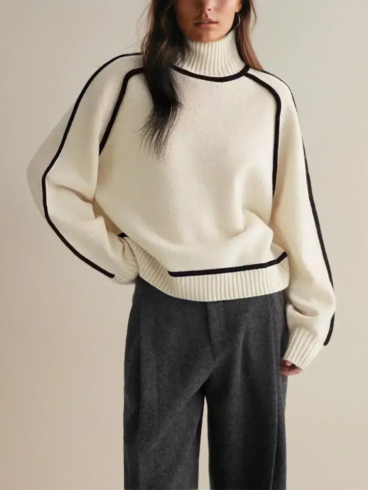 Donna Elegant Turtleneck Sweater