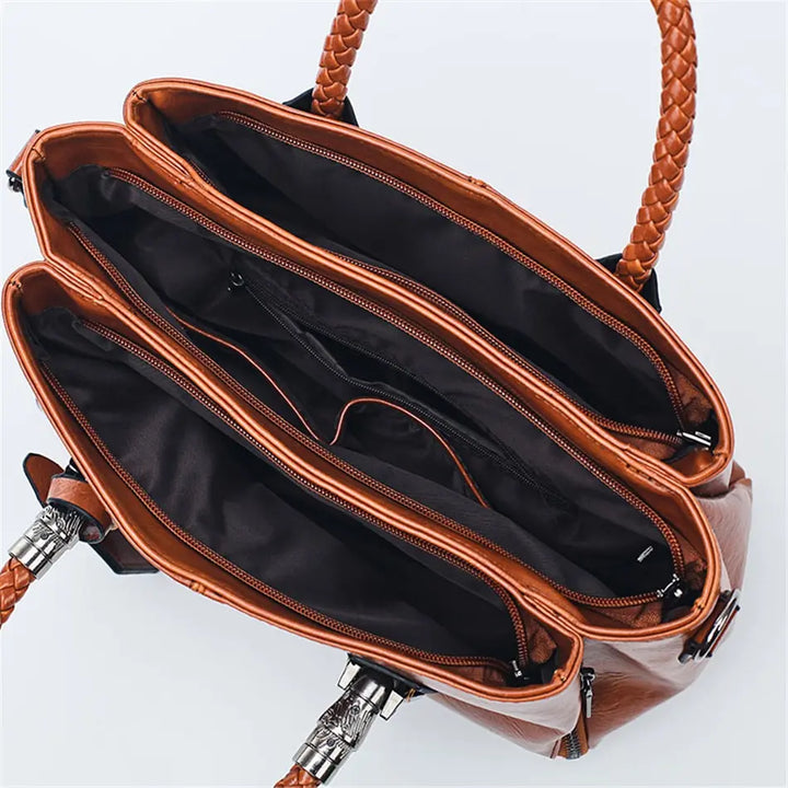 Anastasia Luxe Leather Handbag
