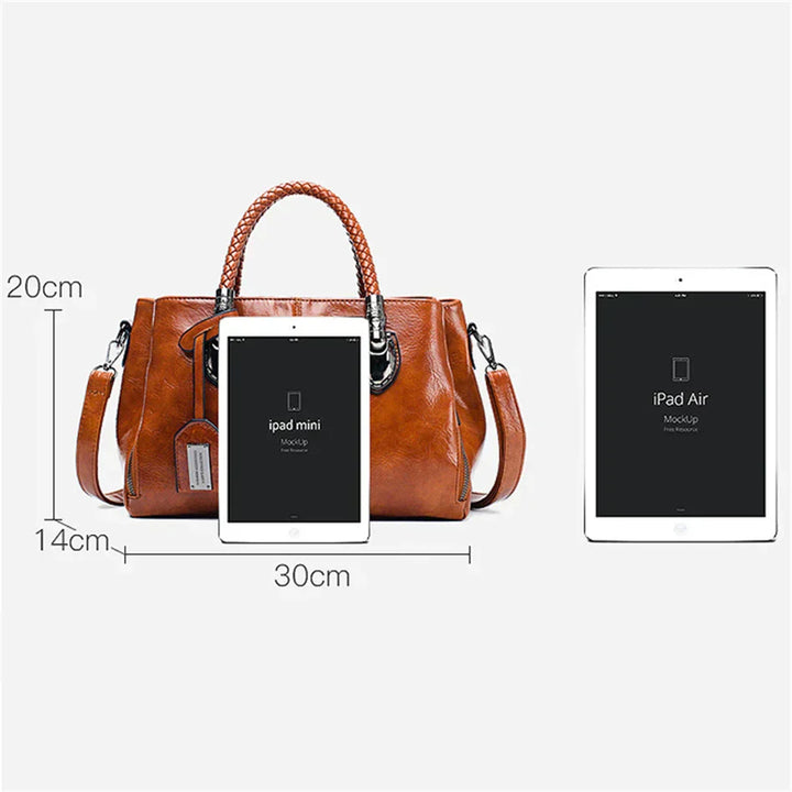 Anastasia Luxe Leather Handbag