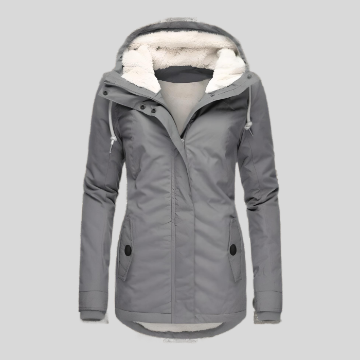 Wrenley Waterproof Hooded Long Jacket with Lining