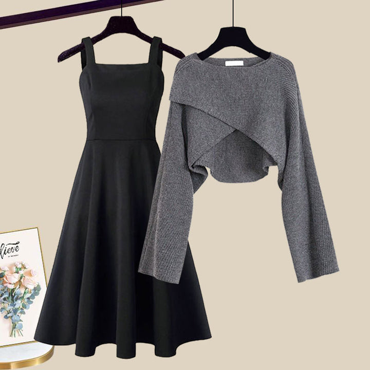 Clarissa Two-Piece Dress & Cardigan Set