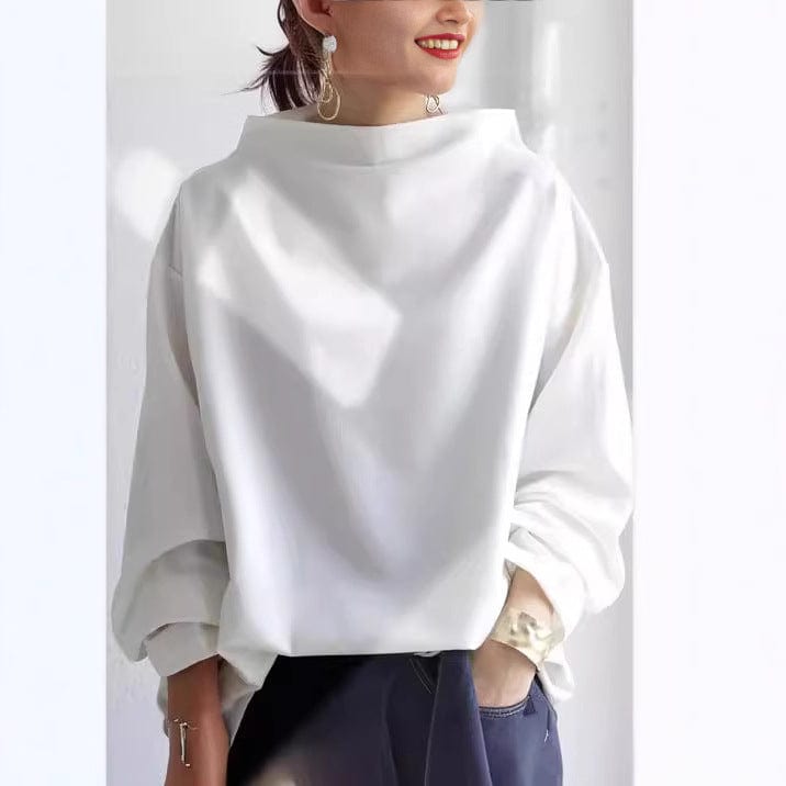 Lisa Casual High-Neck Top
