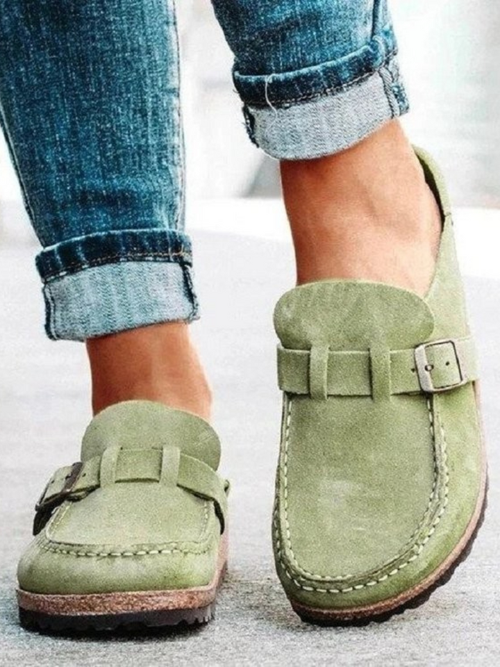 Amara Relaxed Buckle Loafers