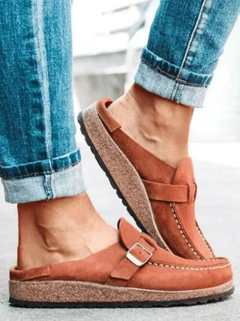 Amara Relaxed Buckle Loafers