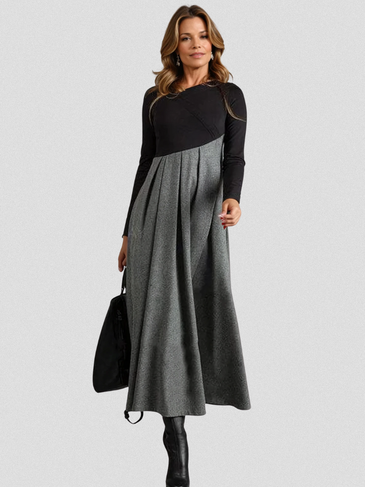 Bianca Color-Block Maxi Dress