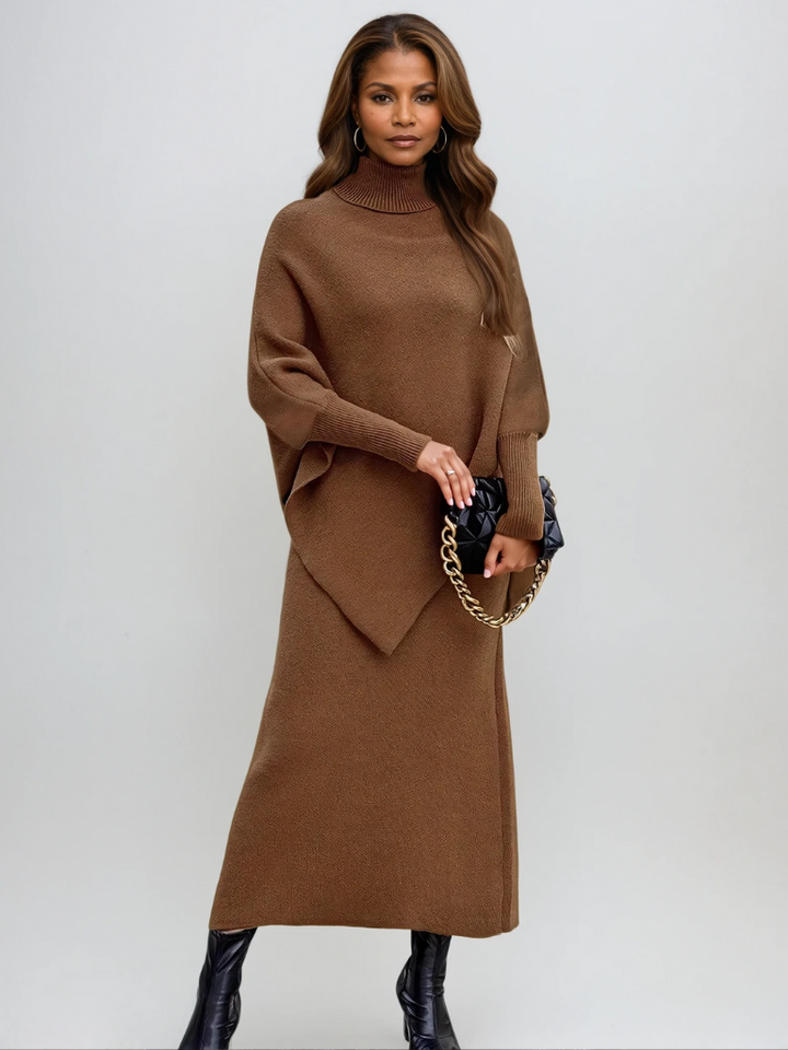 Deborah Knit Sweater and Skirt Ensemble