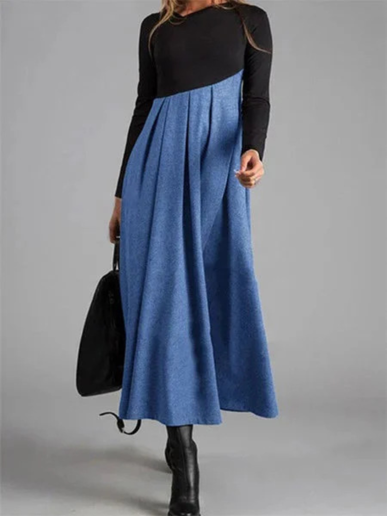 Bianca Color-Block Maxi Dress