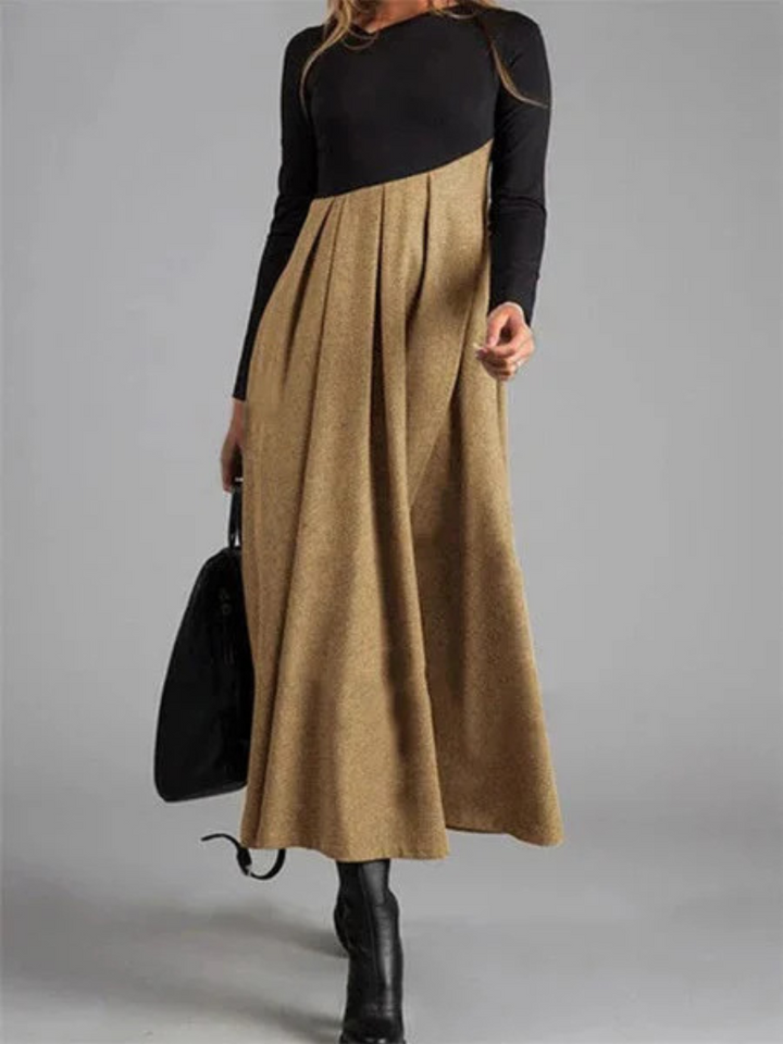 Bianca Color-Block Maxi Dress