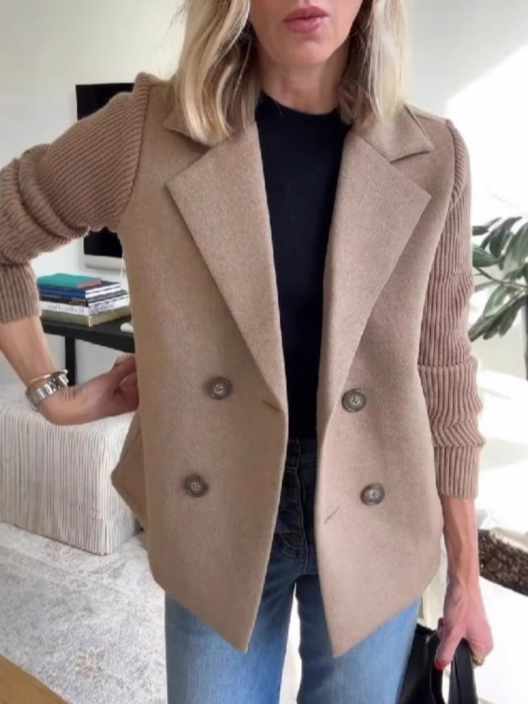 Raven Timeless Wool Blend Overcoat