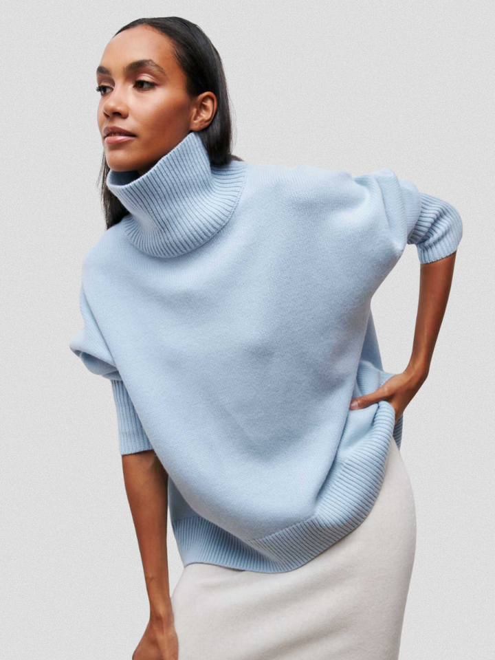 Carolyn Oversized High Neck Sweater
