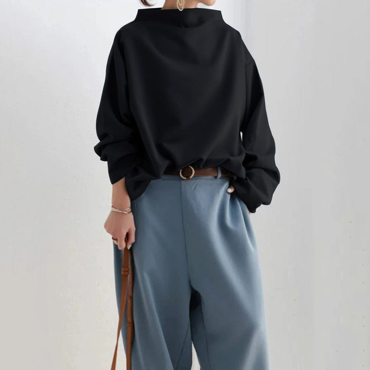 Lisa Casual High-Neck Top