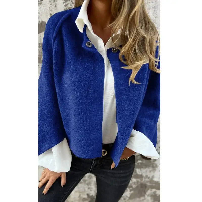 Amalia Long-Sleeve Wool Cardigan