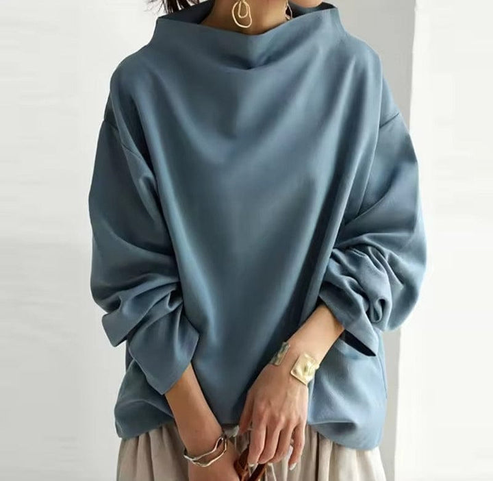 Lisa Casual High-Neck Top