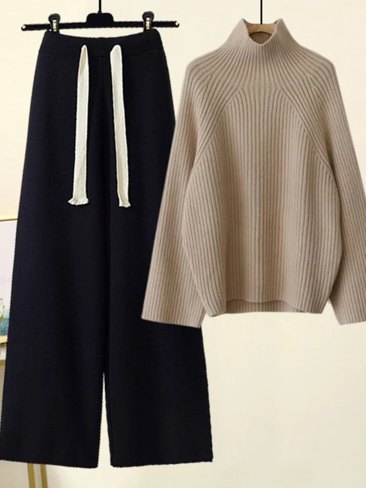 Cheryl Cozy Autumn-Winter Knitwear Set