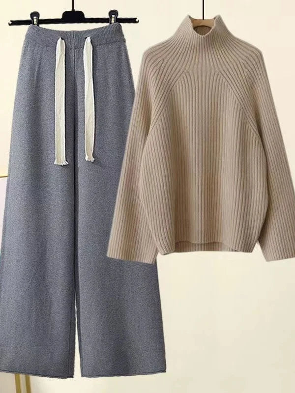 Cheryl Cozy Autumn-Winter Knitwear Set
