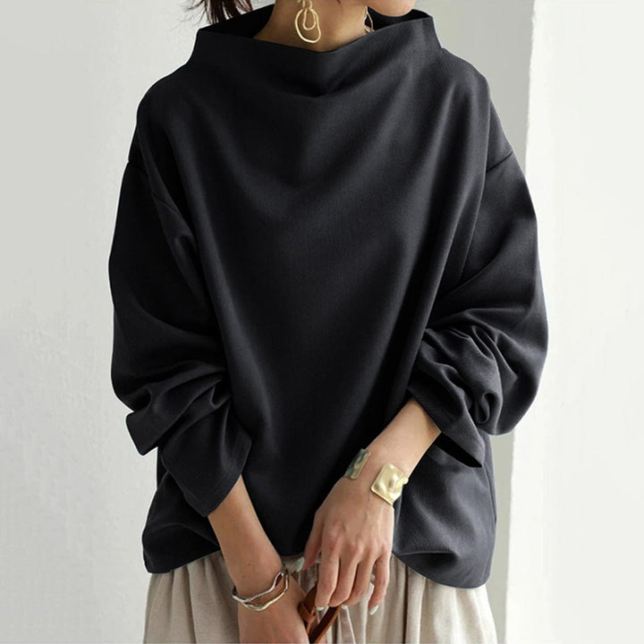 Lisa Casual High-Neck Top