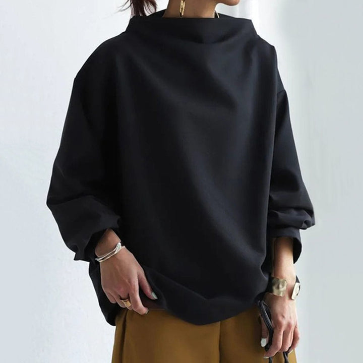 Lisa Casual High-Neck Top