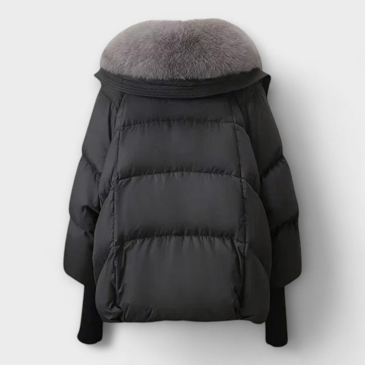 Lucyna Chic Fur-Trimmed Jacket