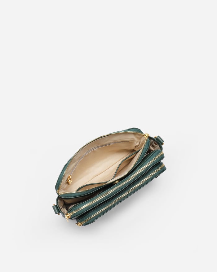 Jennie Chic Triple-Layer Crossbody Bag