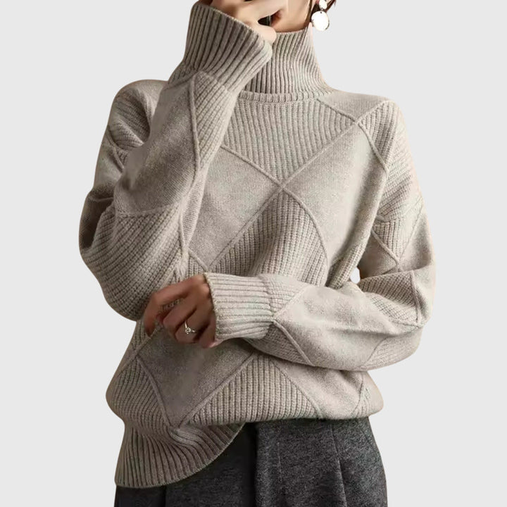 Angela™ - Cozy Turtleneck Knit