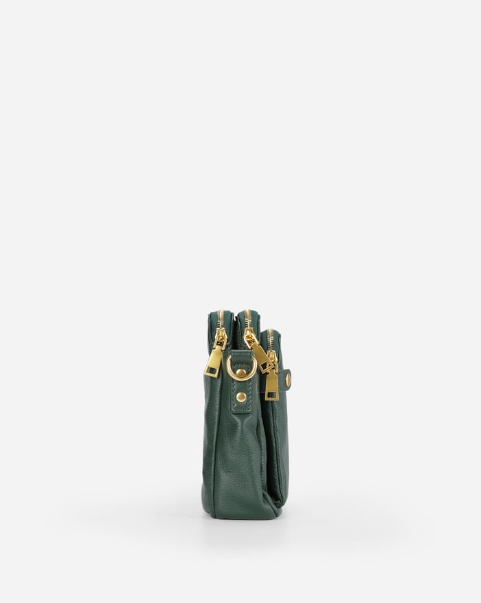 Jennie Chic Triple-Layer Crossbody Bag